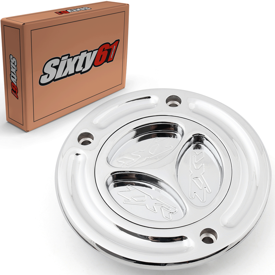 Kawasaki ZX14R Chrome Gas Cap 2006-2022 2023 2024 2025 Fuel Tank Keyless... - $40.60