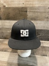 DC Shoes hat Polyester Snapback Black White Logo Hat Cap Trucker Mesh - £11.61 GBP