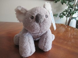 NWT Carters Plush Toy Stuffed Animal Lovey Gray Panda Bear Animal Soft 6... - $23.74
