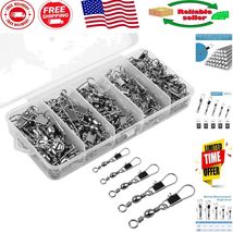 Efficient 200PCS Fishing Swivels Set - Eliminate Line Twist &amp; Maximize S... - $280.06 MXN