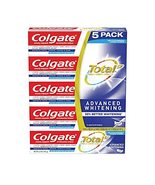 Colgate Total SF Advanced Whitening Toothpaste, 6.4 Ounce (Pack of 5) - €24,67 EUR