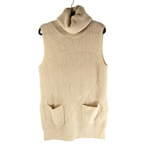 Ralph Lauren Womens Sweater Tunic Cashmere Blend Cowl Neck Pockets Slit ... - £19.14 GBP