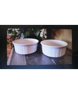 2 CorningWare French White F-16-B 500ml Round Casserole Dishes - - $37.91 CAD