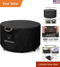 Waterproof 48&quot; Round Fire Pit Cover: Durable, Fade Resistant Protection - $37.00