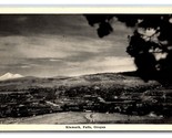 Birds Eye View Klamath Falls Oregon OR UNP Graycraft B&amp;W Postcard V8 - £6.17 GBP