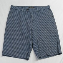 Banana Republic 32 x 11&quot; Blue Seersucker Emerson Chino Shorts - $14.99