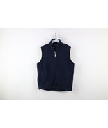 Vintage Woolrich Mens Size Medium Spell Out Full Zip Fleece Vest Jacket ... - $54.40