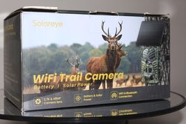Solareye Solar Trail WiFi Solar Powered 2.7K 48MP Game Camera with Night... - $94.00