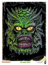 Frankenhorrors Swamp Beast 8.5x11 signed print by Frank Forte Creature From - £11.19 GBP