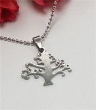 Stainless Steel Lucky Tree Necklace - £6.73 GBP