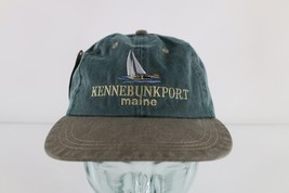 Deadstock Vintage 90s Streetwear Spell Out Kennebunkport Maine Long Bill... - £50.52 GBP