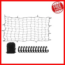 Versatile 6&#39; x 5&#39; Cargo Net, Stretches to 12&#39; x 10&#39;, for Roof Rack &amp; Tru... - $645.29 MXN
