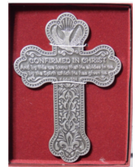 Pewter Confirmation Wall Cross - £14.90 GBP