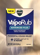 Vicks Vapo Rub Advanced Plus Ointment Topical Cough Suppressant 2.82 oz. - $7.15