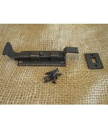IRON FLAT SLIDING DOOR LOCK DOORS HAND FORGED DEAD BOLT SLIDE LATCH BORE... - $224.65 MXN
