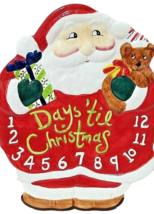 Silvestri Plate 12&quot; x 9 1/2&quot; Hand Crafted 12 Days Til Christmas - $14.95