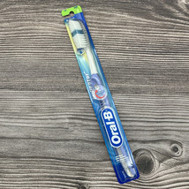 VTG Oral-B 60 Toothbrush 2002 USA Soft End-Round Bristles 4-ROW 8in TALL... - £29.93 GBP