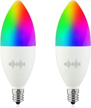 Helloify B11 Led Smart Wifi Light Candelabra Bulb, Rgbcw Color Changing, Cool - £24.10 GBP
