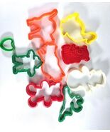Vintage Plastic Cookie Cutters - Lot Of 9 - Halloween, Christmas &amp; More - $8.90