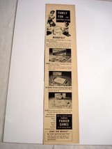 1953 Parker Brothers Games Ad Clue, Sorry, Keyword, Salem, Massachusetts - £7.98 GBP