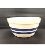 VTG Zanesville Stoneware Blue Stripe 6" Mixing Bowl USA - $34.99
