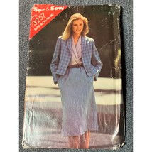 Butterick See &amp; Sew 3257 Misses&#39; Coat &amp; Skirt Pattern Size B (14-16-18) ... - $12.59