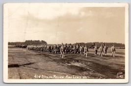 RPPC Fort Lewis WA 41st Division Ellis Photo Private Ivan Duvall Postcard J23 - £10.18 GBP