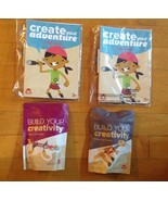 Lot of 4 Create Your Adventure Crafts &amp; Build Your Creativity New Sealed - £7.90 GBP