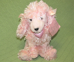 GUND PINK FRENCH POODLE + TAG STUFFED ANIMAL BIBLE QUOTE LOVE ONE ANOTHE... - £17.62 GBP