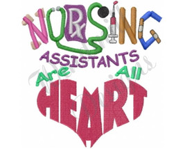 Nursing Assistants - Machine Embroidery Design - £2.73 GBP