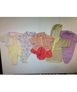 Brand New Baby Doll Clothes Fits 14-16" - 9 Piece Set - 5 Complete Outfits - $14.99