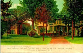 Johnson Hall and Fort Hall Johsntown New York NY UNP 1900s UDB Postcard Unused - £3.07 GBP