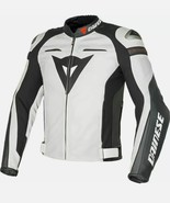 New Men SUPER SPEED-R LEATHER JACKET MOTORBIKE / MOTORCYCLE WHITE - €237,71 EUR