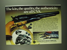 1981 Connecticut Valley Arms CVA Black Powder Revolvers Advertisement - £14.45 GBP