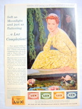 1957 Ad Lux Soap with Deborah Kerr - £7.82 GBP