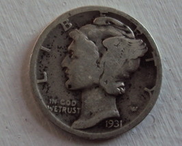 1931-D Mercury dime - £7.81 GBP