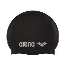 Arena Classic Acid Limr Silicone Swimming Cap Black Black - silver Size:... - $428.07 MXN
