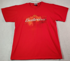 Dale Earnhardt Jr. Tee Shirt Unisex Medium Red NASCAR Budweiser Chase Authentics - £15.08 GBP
