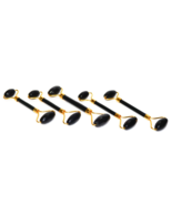 Wholesale Lot 5PcXBlack Obsidian Double-sided Facial Roller Massager WIT... - $2,268.43 MXN