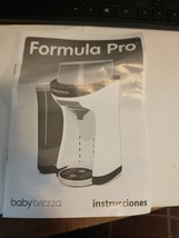 Baby Brezza Formula Pro FRP0045 instruction manual in Spanish manual only - £2.36 GBP