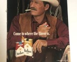 1986 Marlboro Cigarettes Vintage Print Ad Advertisement pa16 - £7.78 GBP