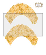 CupCake Wrapper21-Digital Clipart-Holiday-Gift Tag-Digital Paper-Party - $37.17 MXN