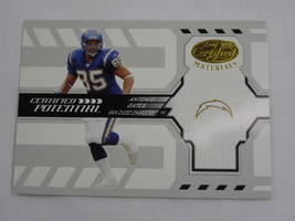 2005 Leaf Certified Materials #CP-21 Antonio Gates Certified Potential #... - $2.75