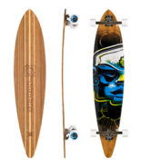 Trurute Mayan Head Pin Tail Longboard (Deck Only) - £71.94 GBP