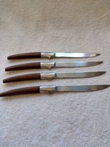 Ekco Eterna, MCM, 4 steak knives forged stainless Japan - £27.53 GBP