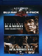 Rambo Two Pack First Blood Ii / Rambo Iii - BluRay BD Region A USA Video - £7.87 GBP