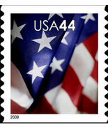 2009 44c American Flag, Coil Scott 4395 Mint F/VF NH - $1.34