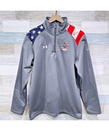 South Carolina Gamecocks Under Armour 1/4 Zip Tech Pullover USA Flag Men... - $79.19