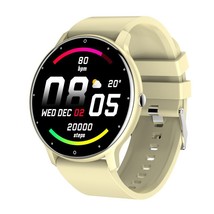 Zl02d Smart Watch Heart Rate Blood Pressure Sleep Meter Step Round Screen Sports - £25.35 GBP