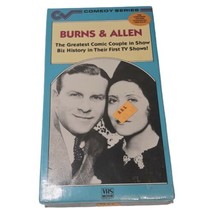 Vtg Burns and Allen Show Comedy Series VHS Tape Factory Sealed 1986 Black &amp;White - £6.12 GBP